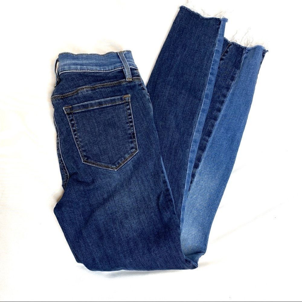 PacSun color block high rise jegging with raw hem size 25 - Picture 14 of 14